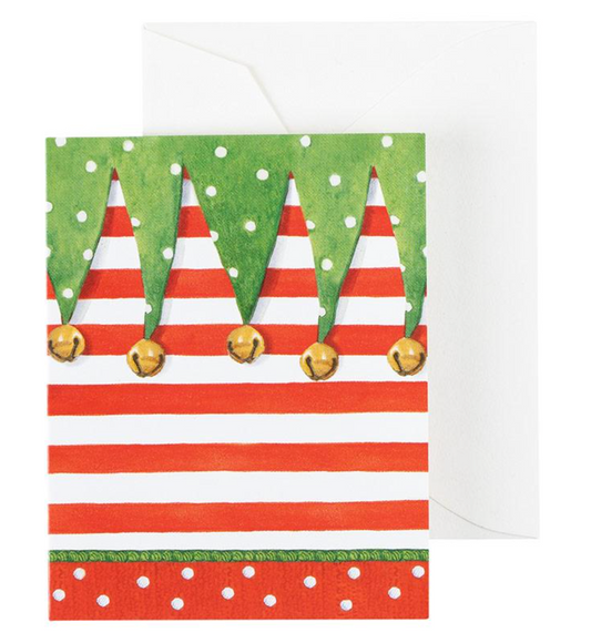 Stocking Stripe Gift Enclosure 4-Pack