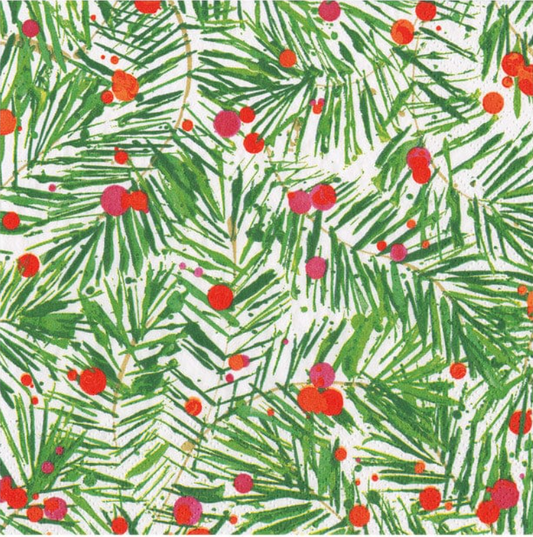 Modern Pine Cocktail Napkins