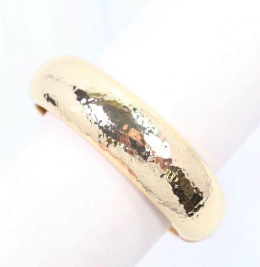 Hammered Bangle Bracelet