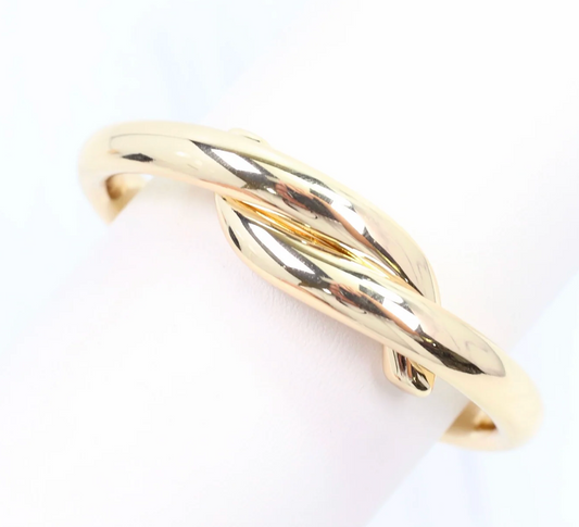 Twist Hinged Bracelet