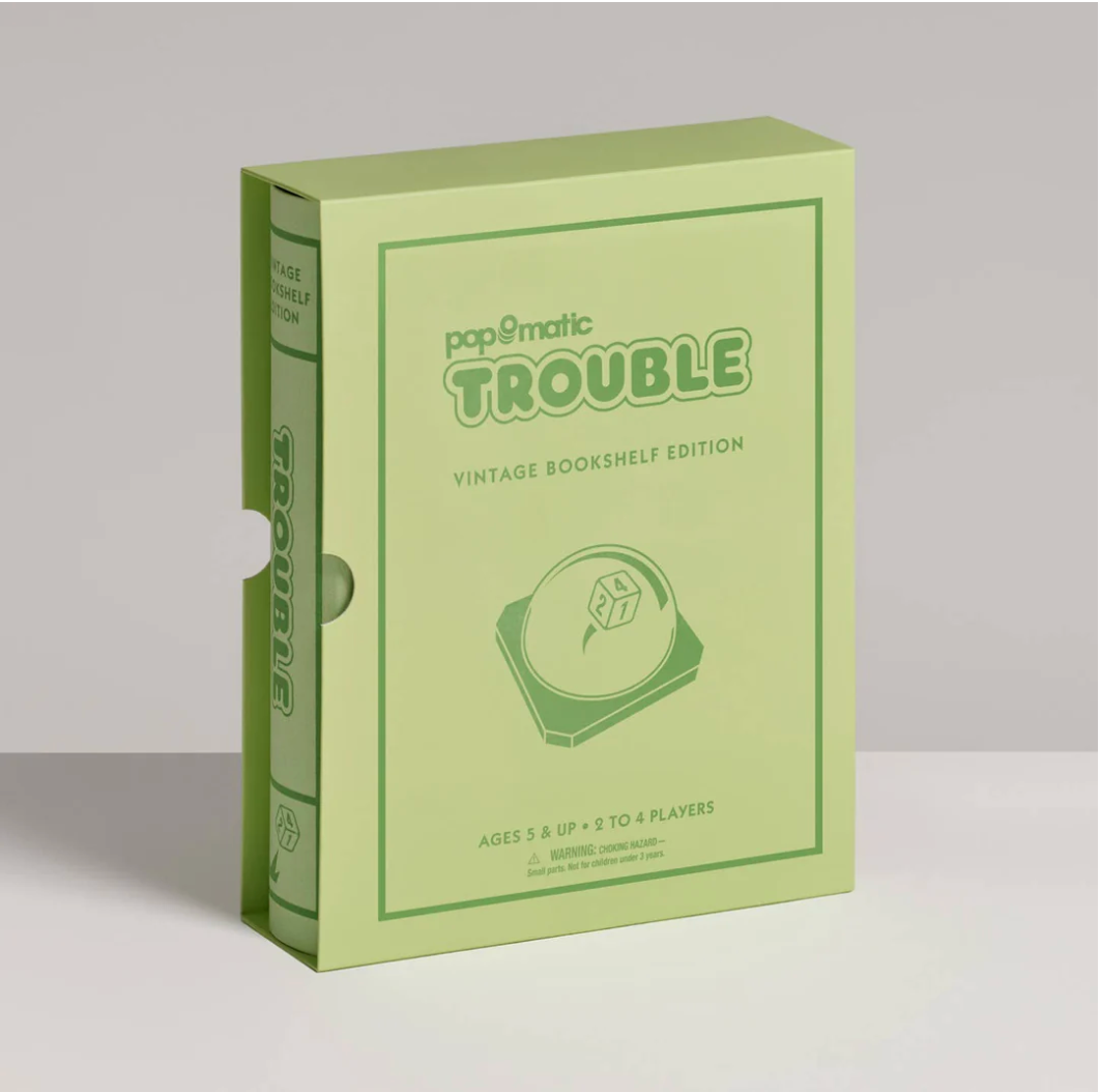 Trouble Bookshelf Classic Board Game