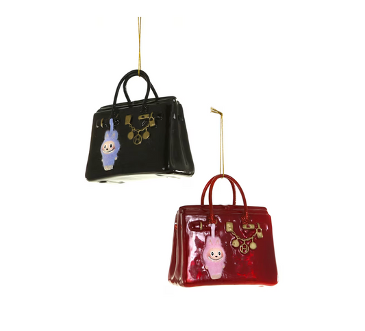 Luxe Bag with Monster Ornament