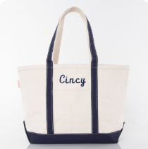 Classic Boat Tote, Cincy - Navy