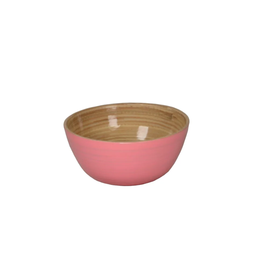 Bamboo Mini Bowl, Light Pink