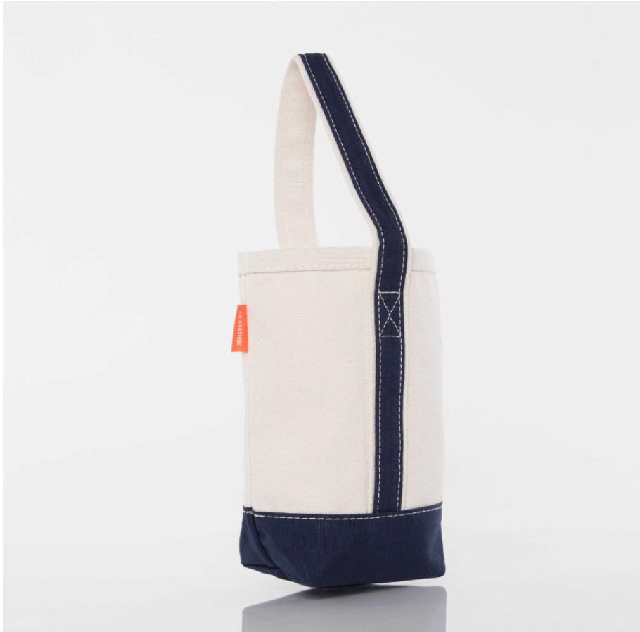 Wine Tote Navy