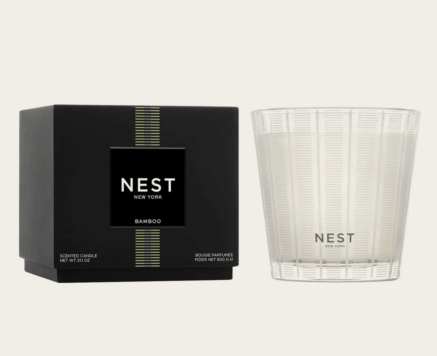 NEST 3-Wick Candle - Bamboo