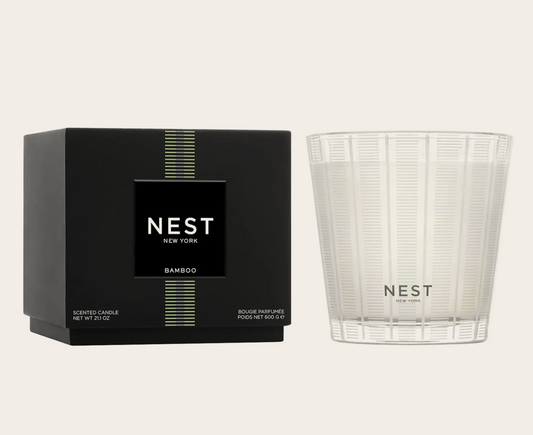 NEST 3-Wick Candle - Bamboo