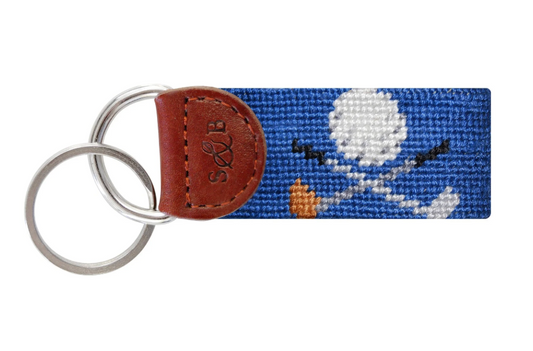 Golf Clubs Key Fob (Blueberry)