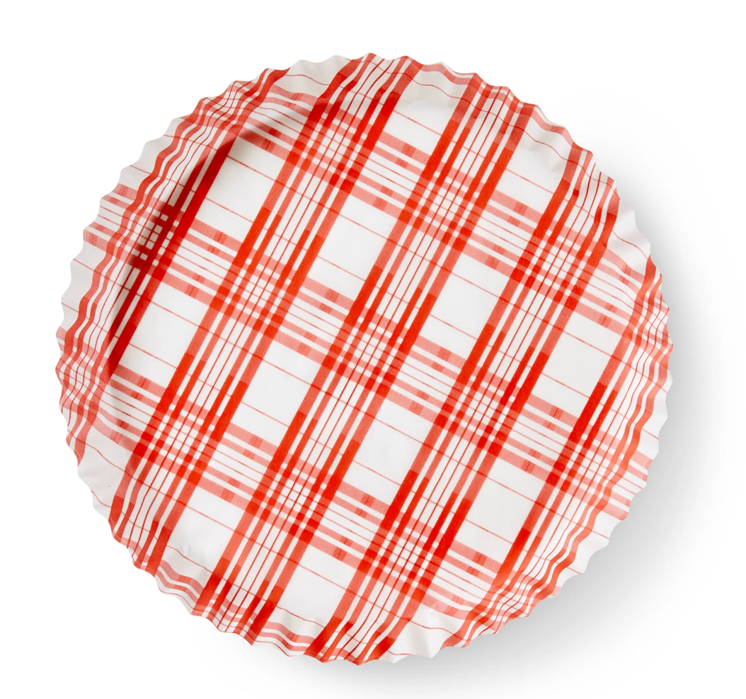 Red Plaid Pre Formed Liners