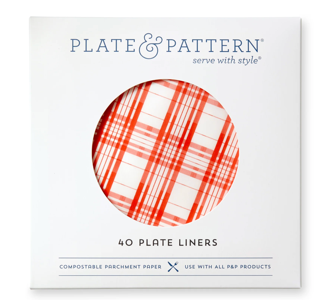 Red Plaid Pre Formed Liners