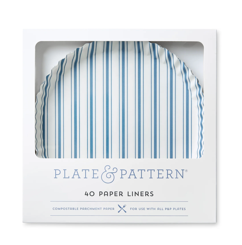 Seascape Blue Stripes Pre Formed Liners