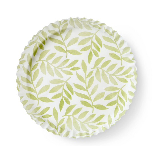 Green Leaves Pattern Pre Formed Liners