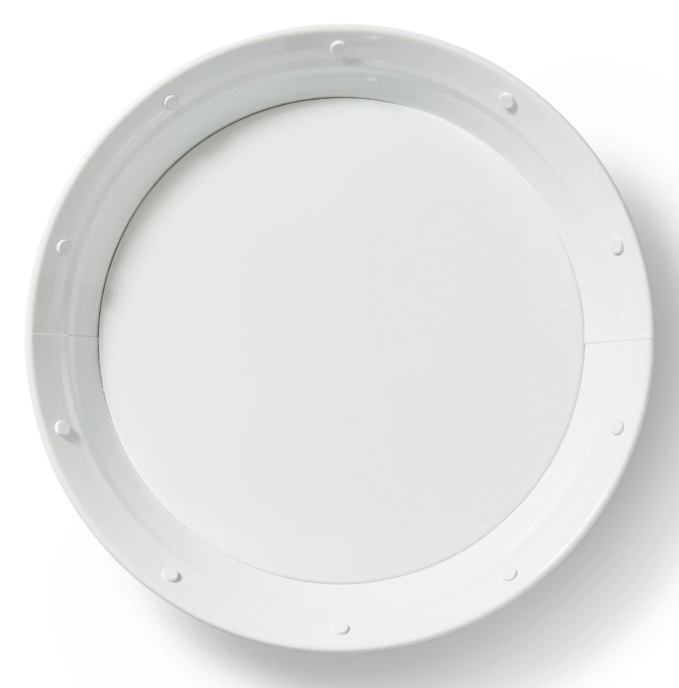 White Metal Plate
