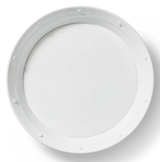 White Metal Plate