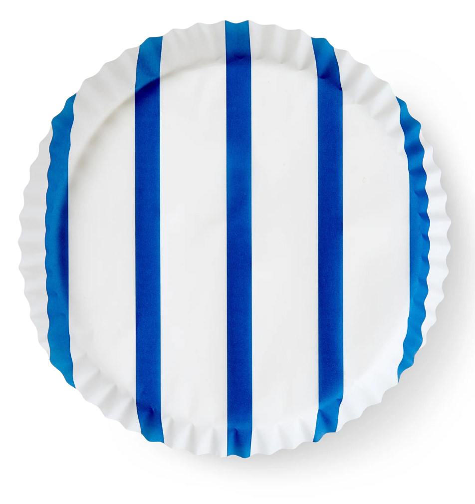 Bold Blue Stripe Pre Formed Liners