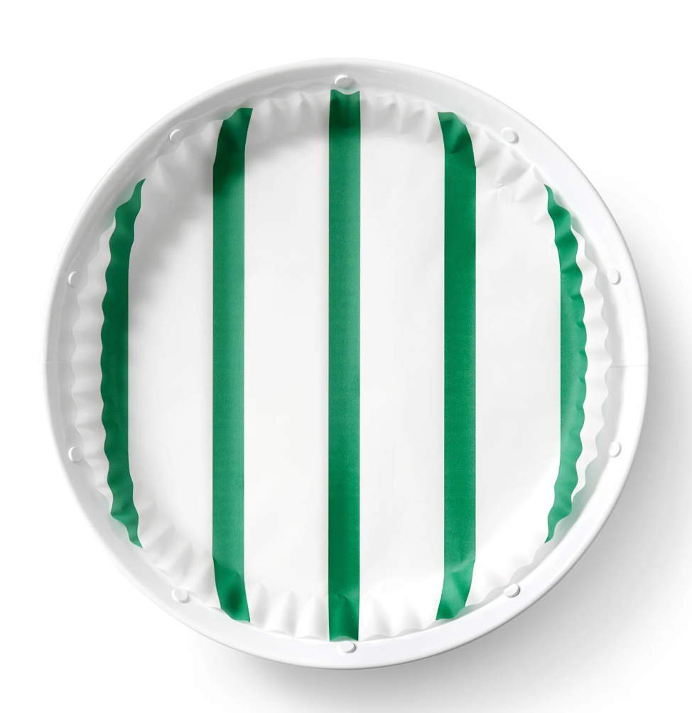 Bold Green Stripe Pre Formed Liners