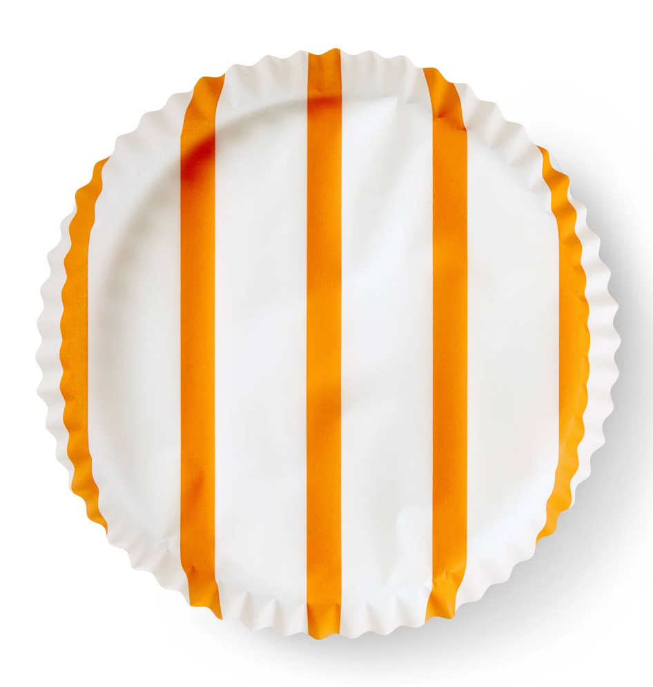 Bold Orange Stripe Pre Formed Liners