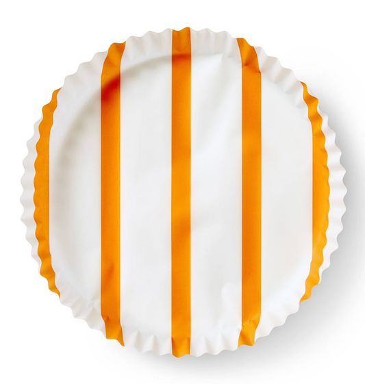 Bold Orange Stripe Pre Formed Liners