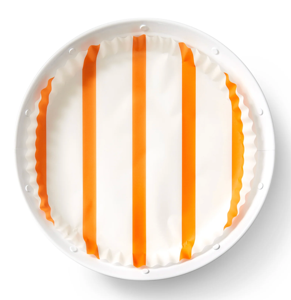 Bold Orange Stripe Pre Formed Liners