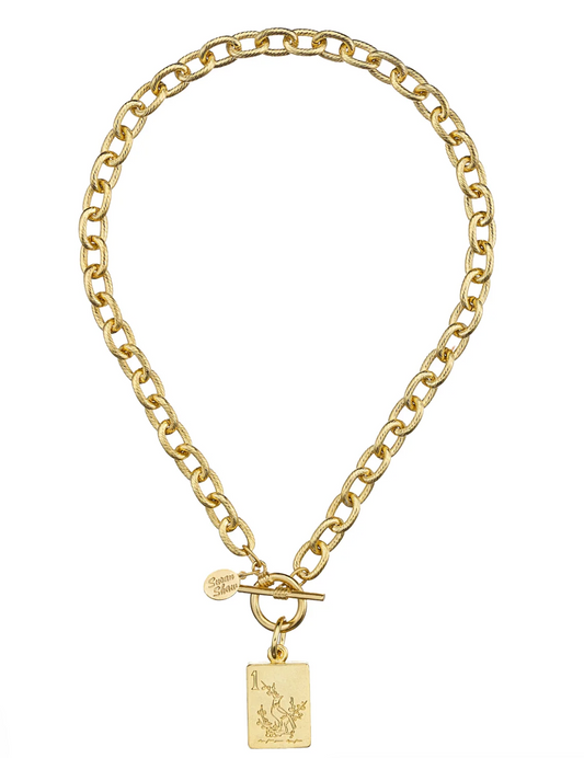 Bird Bam Mahjong Toggle Necklace