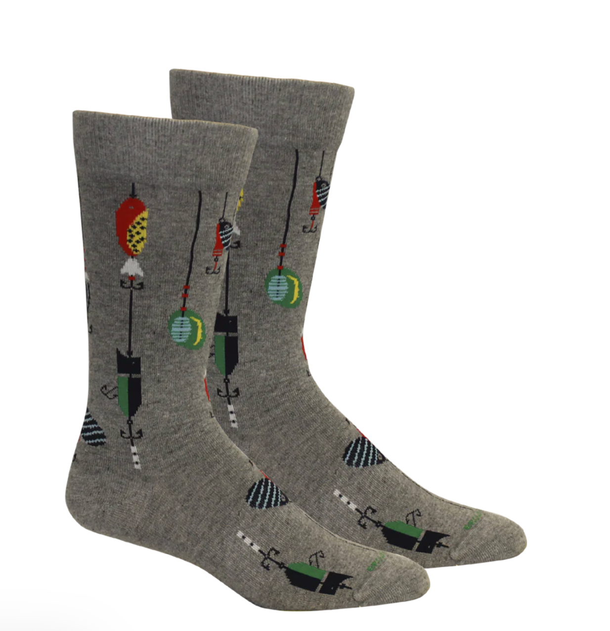Lured Light Grey Cotton Socks