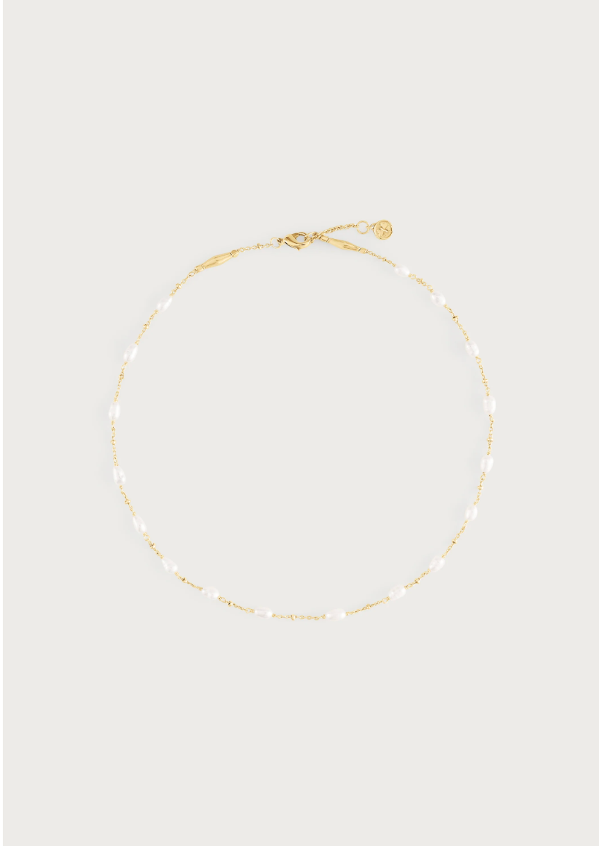 Milos Multi Beaded Necklace, Pearl