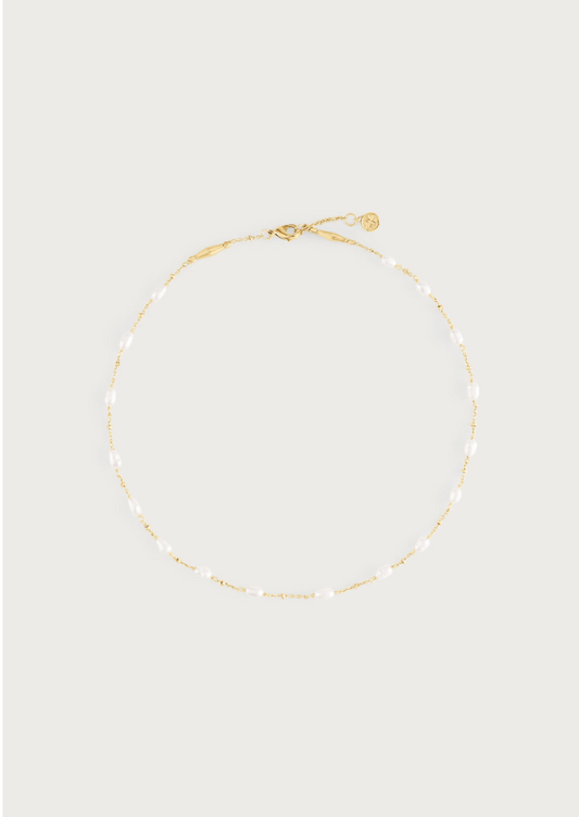 Milos Multi Beaded Necklace, Pearl