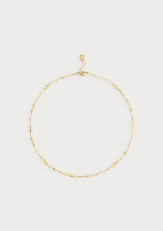 Milos Multi Beaded Necklace, Gold