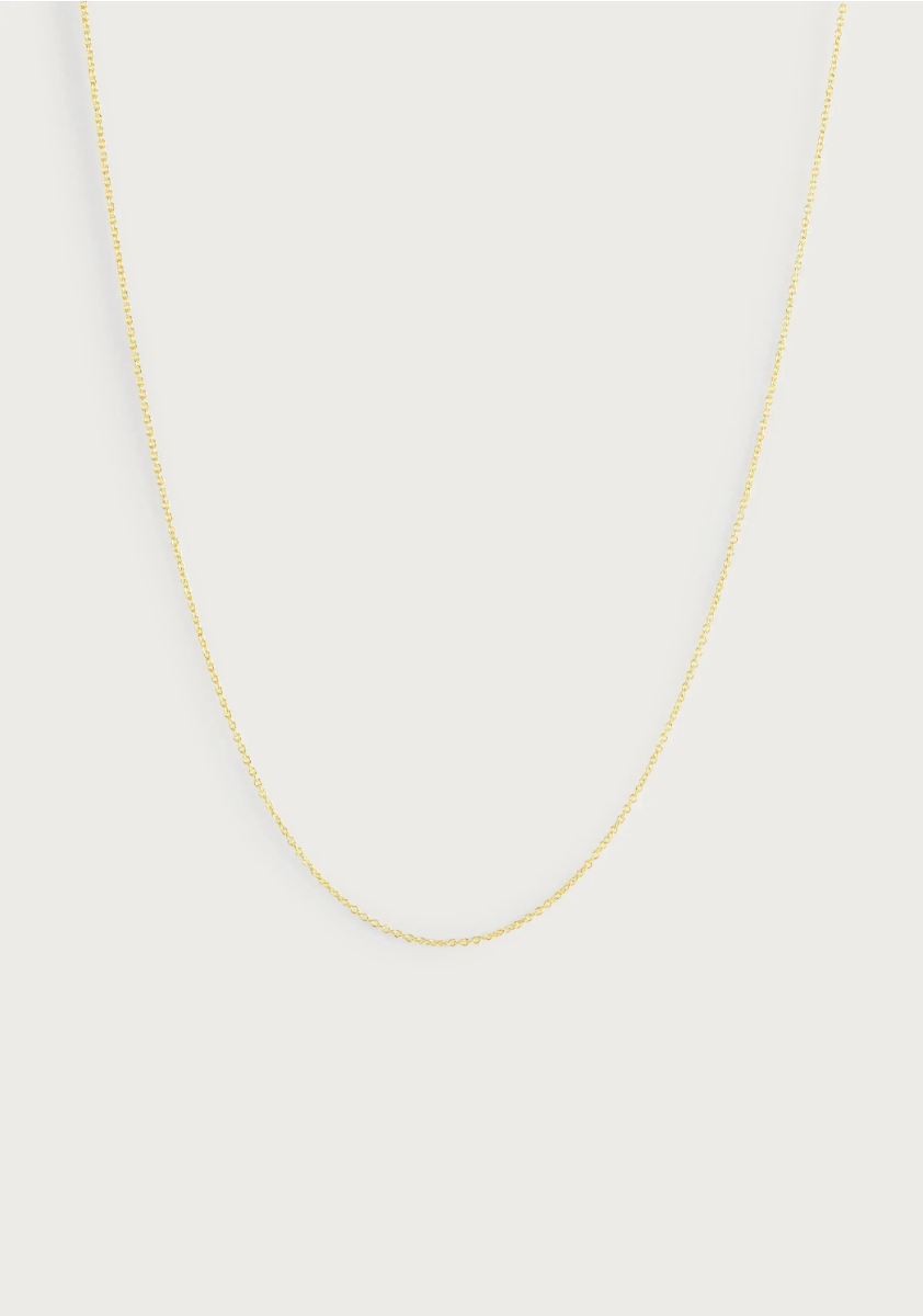 Simple Chain Necklace, Gold