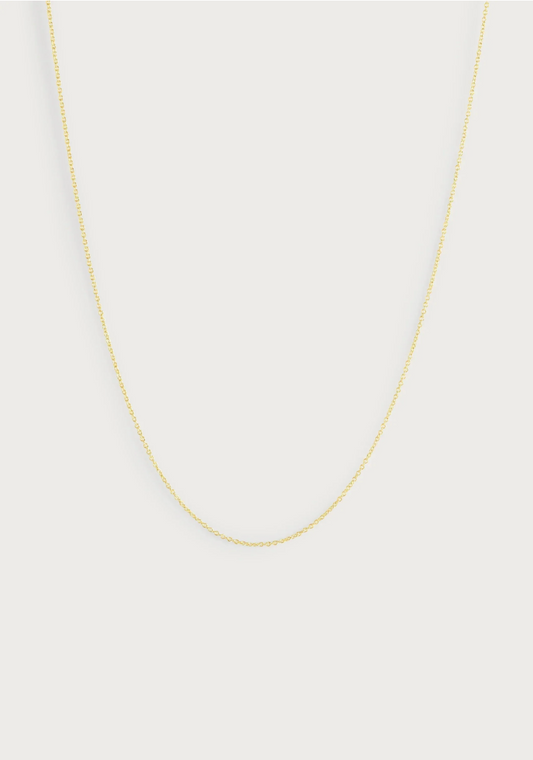 Simple Chain Necklace, Gold