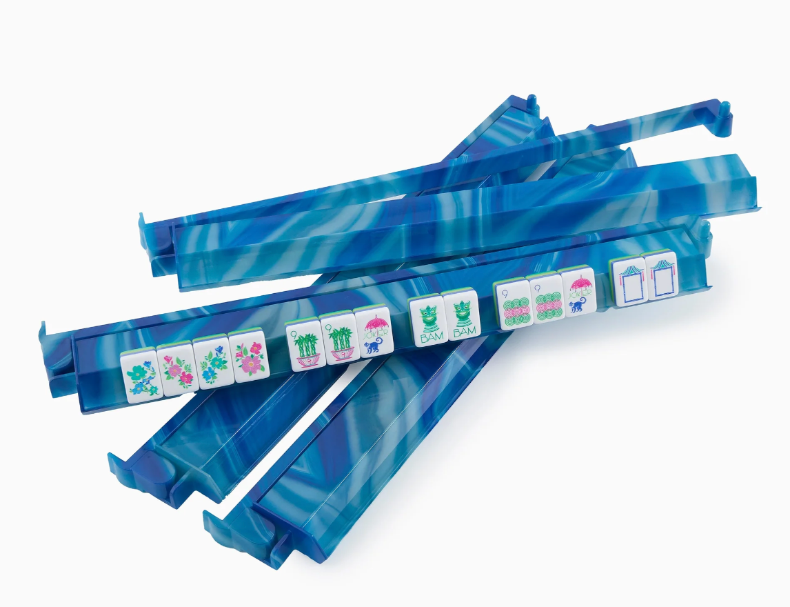 Blue Lace Acrylic Rack and Pusher Set