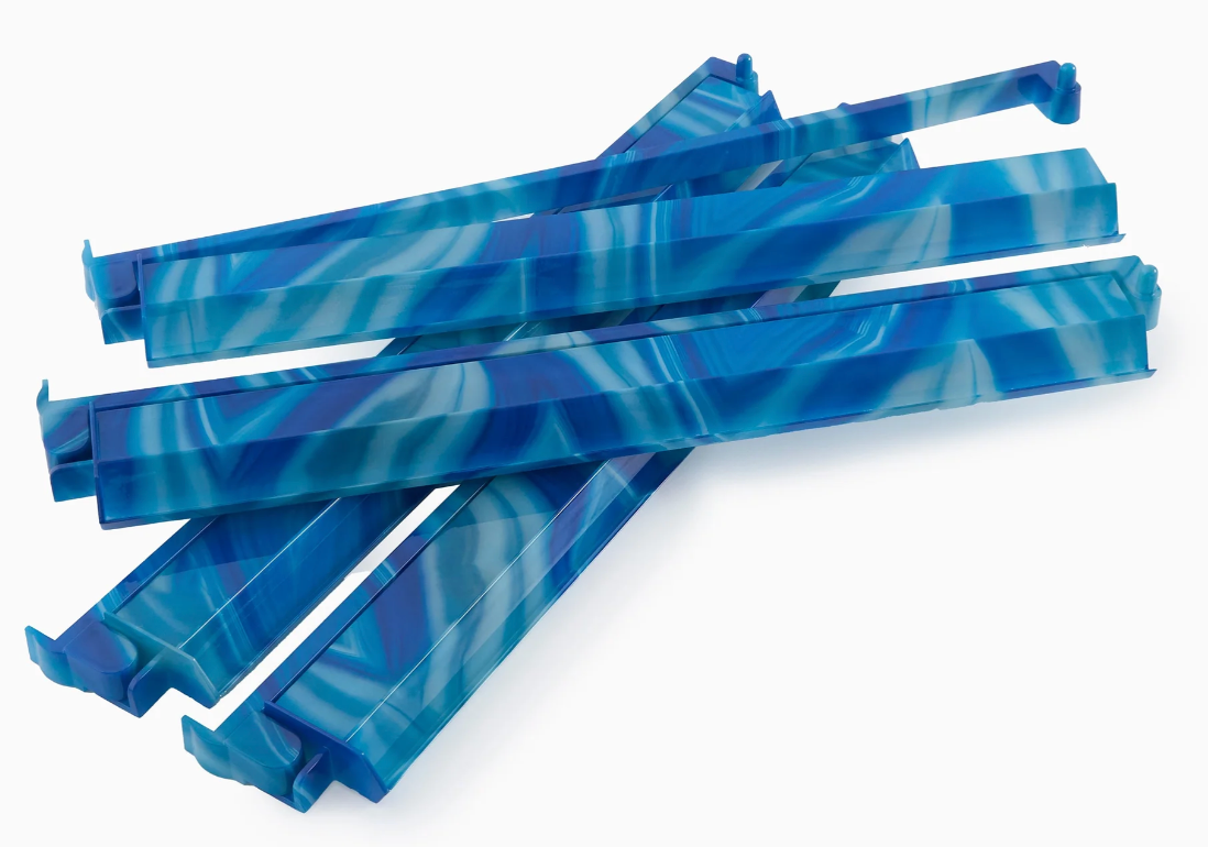 Blue Lace Acrylic Rack and Pusher Set