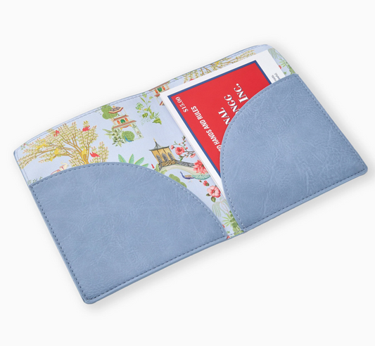 Periwinkle Mahjong Card Folio