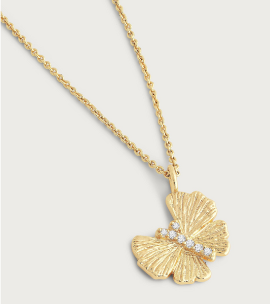 Butterfly Gold Necklace