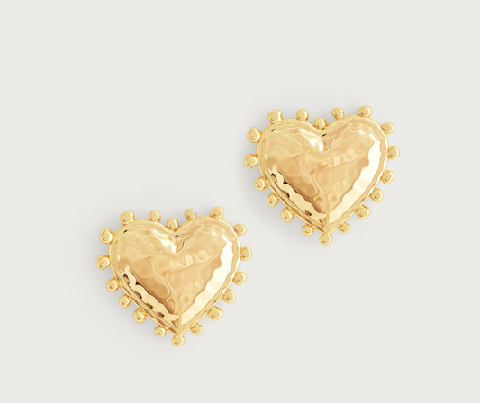 Heart Stud Earrings