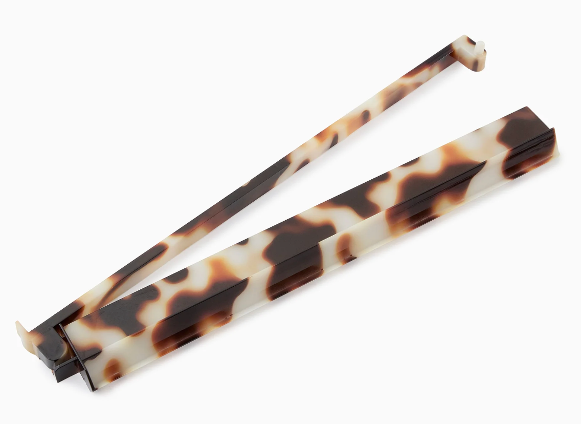 Blond Tortoise Acrylic Rack and Pusher Set