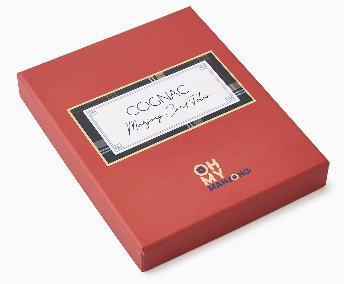 Cognac Mahjong Card Folio