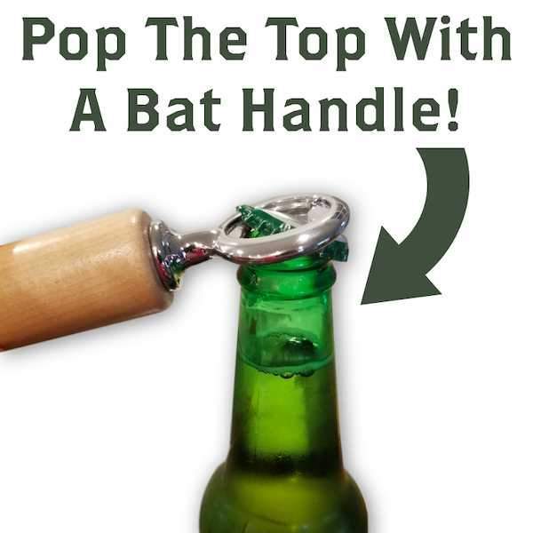 Cincinnati Reds Season Opener - Baseball Bat Handle Bottle