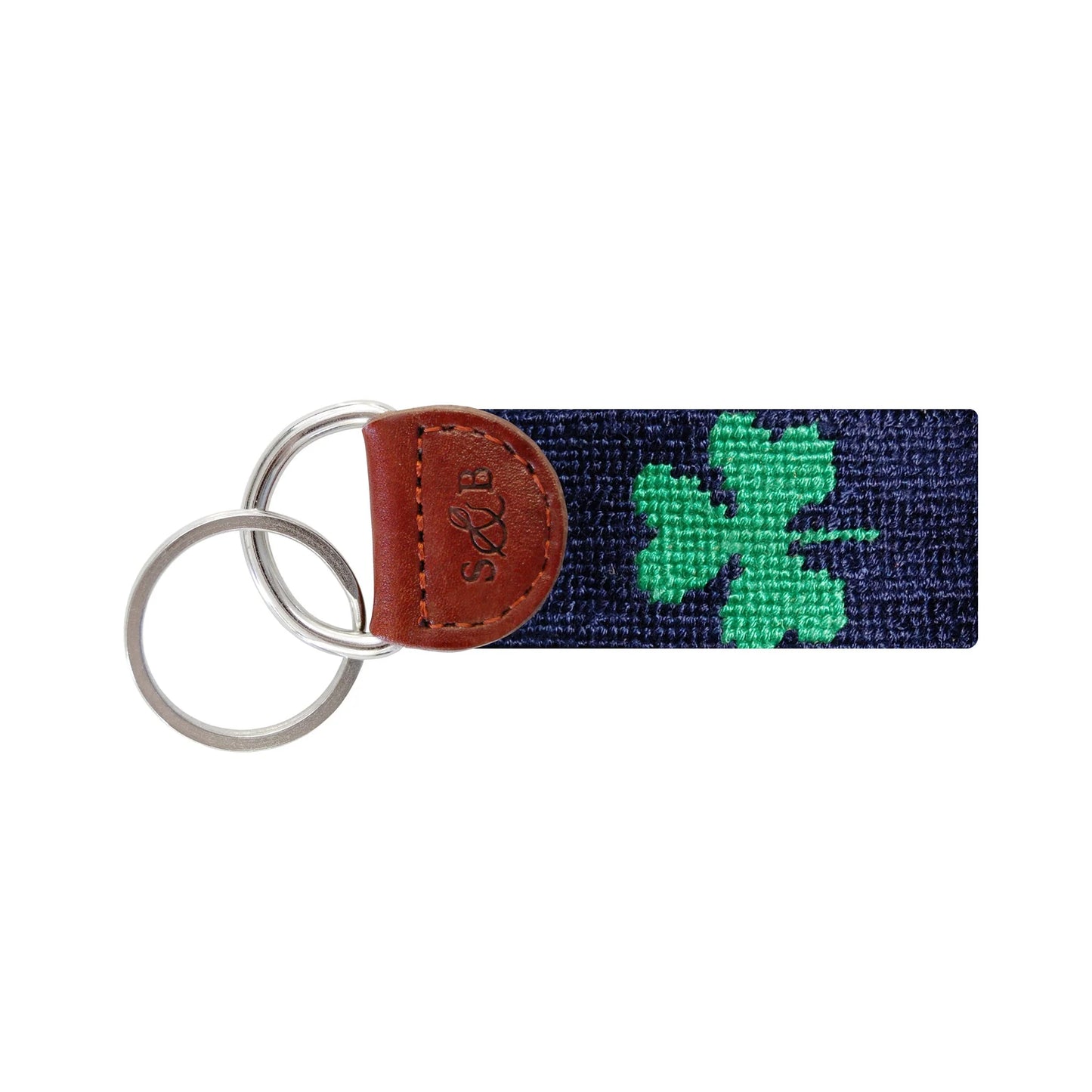 Shamrock Key Fob (Dark Navy)