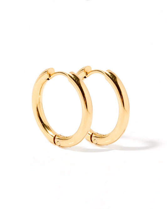 Scarlett Hoop Gold 14mm Huggie