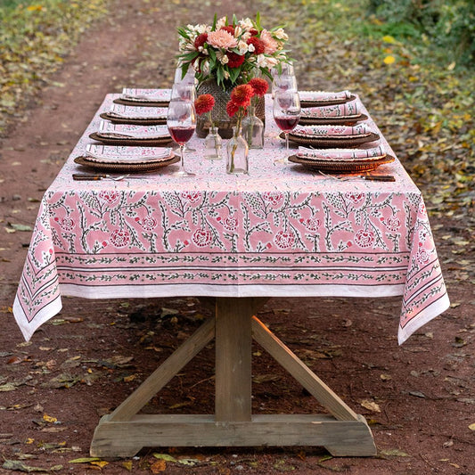 Climbing Dahlia Rose Tablecloth | 60x90