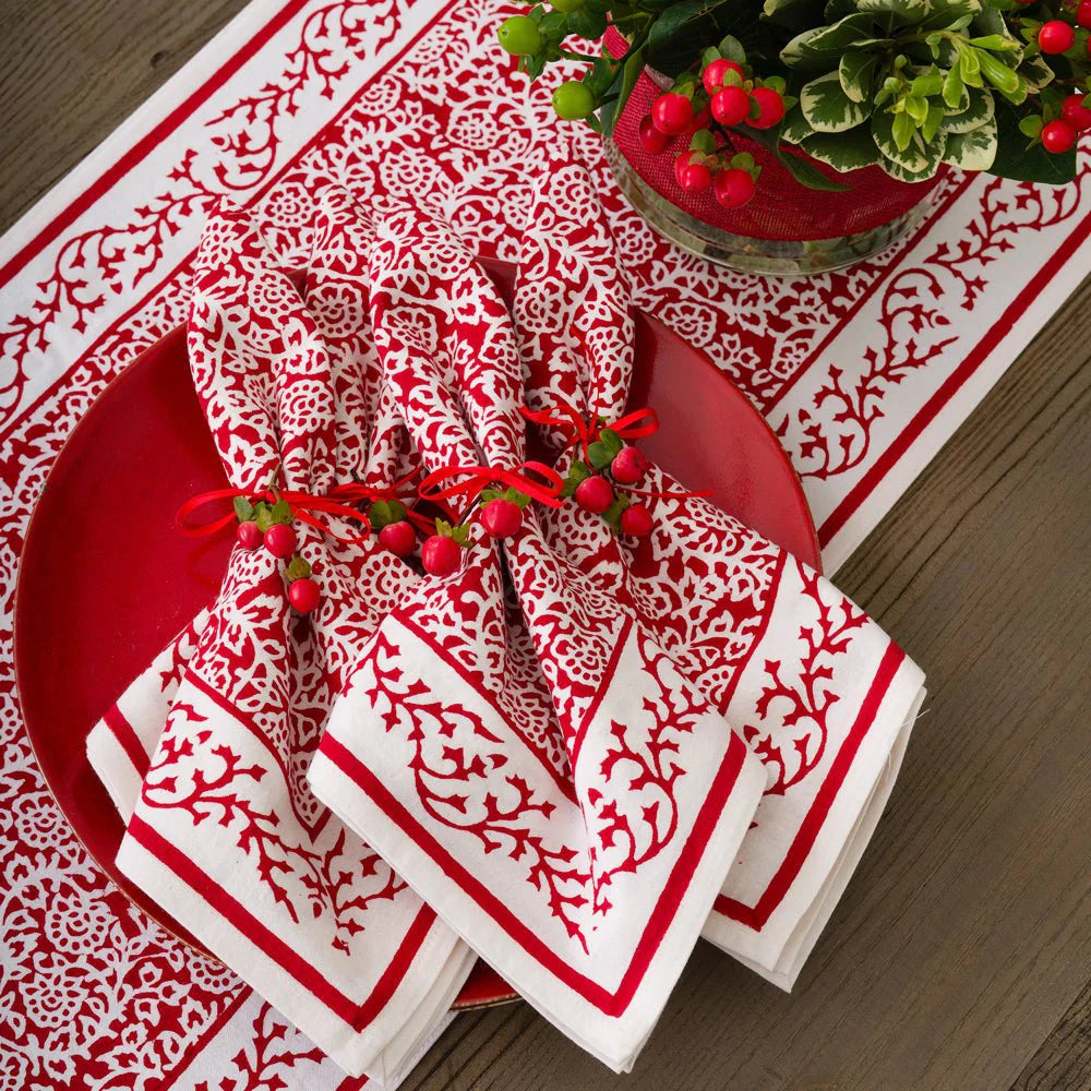 Tapestry Deep Red Napkin
