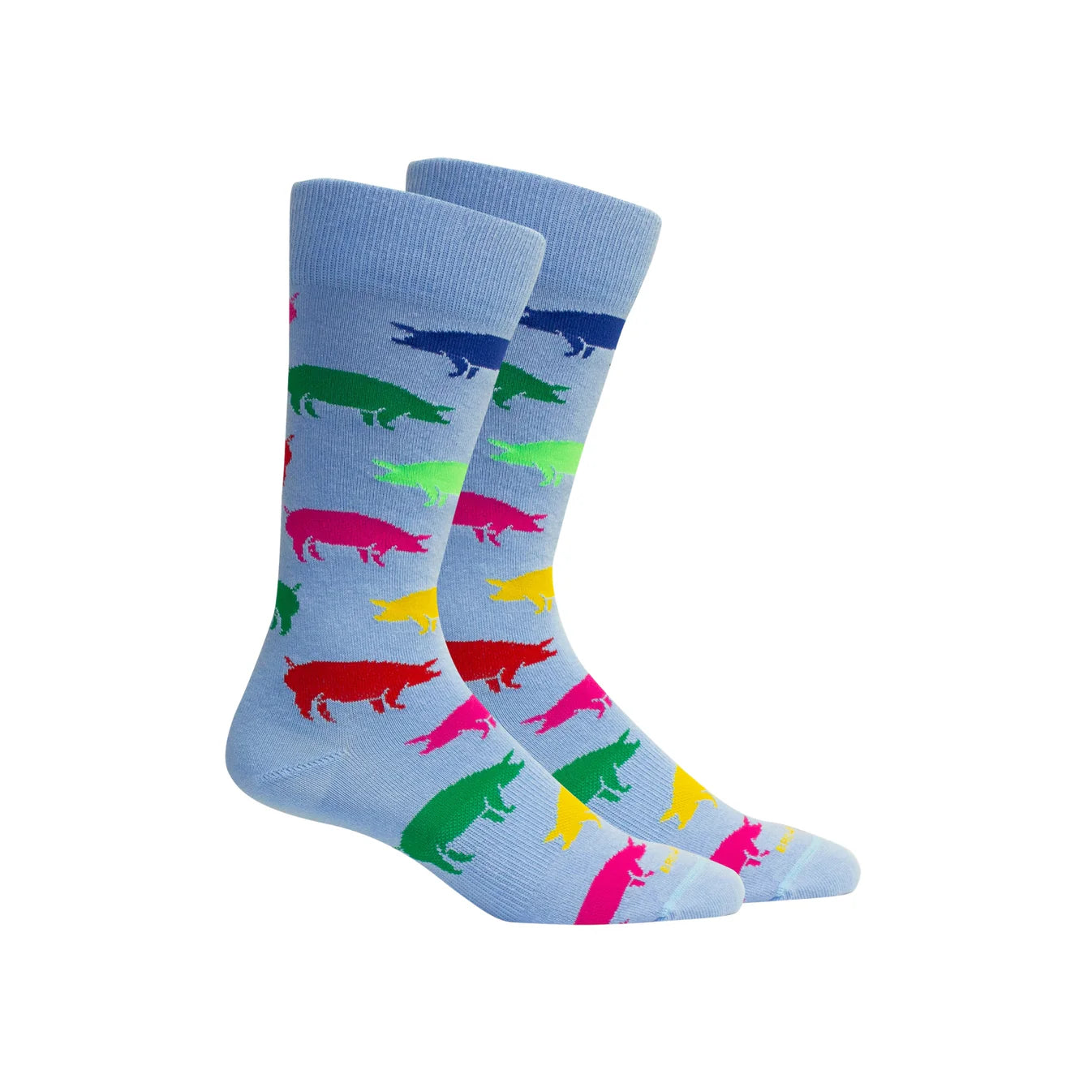 Wilbur's Crew Socks - Della Blue