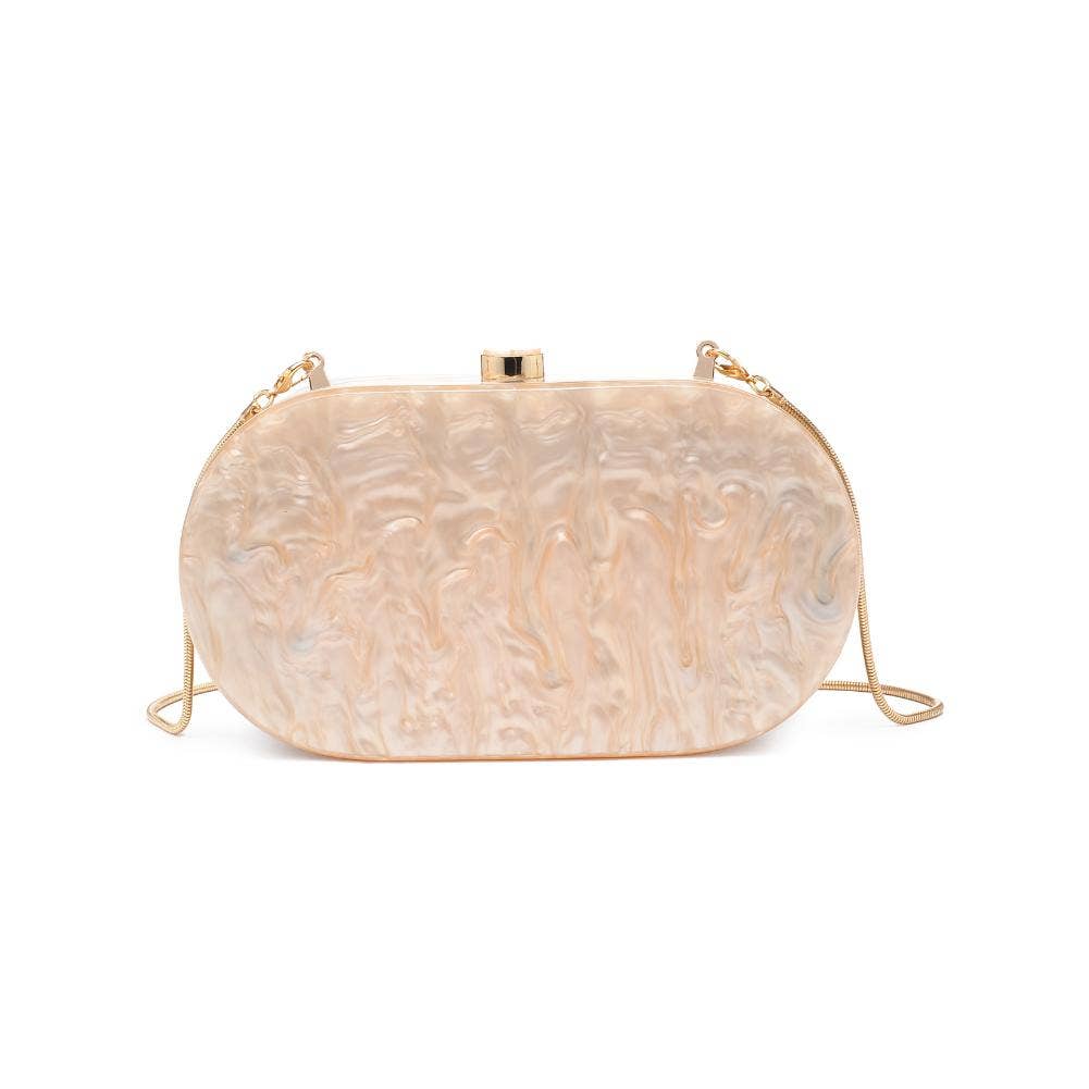 Art Deco Oval Acrylic Evening Bag