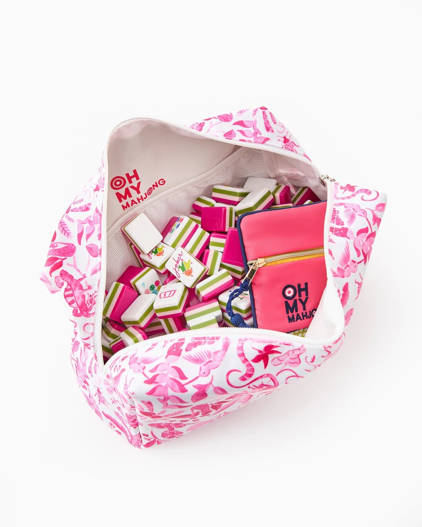 Amazon Pink Tile Storage Bag x Catherine Cartie Collaboration