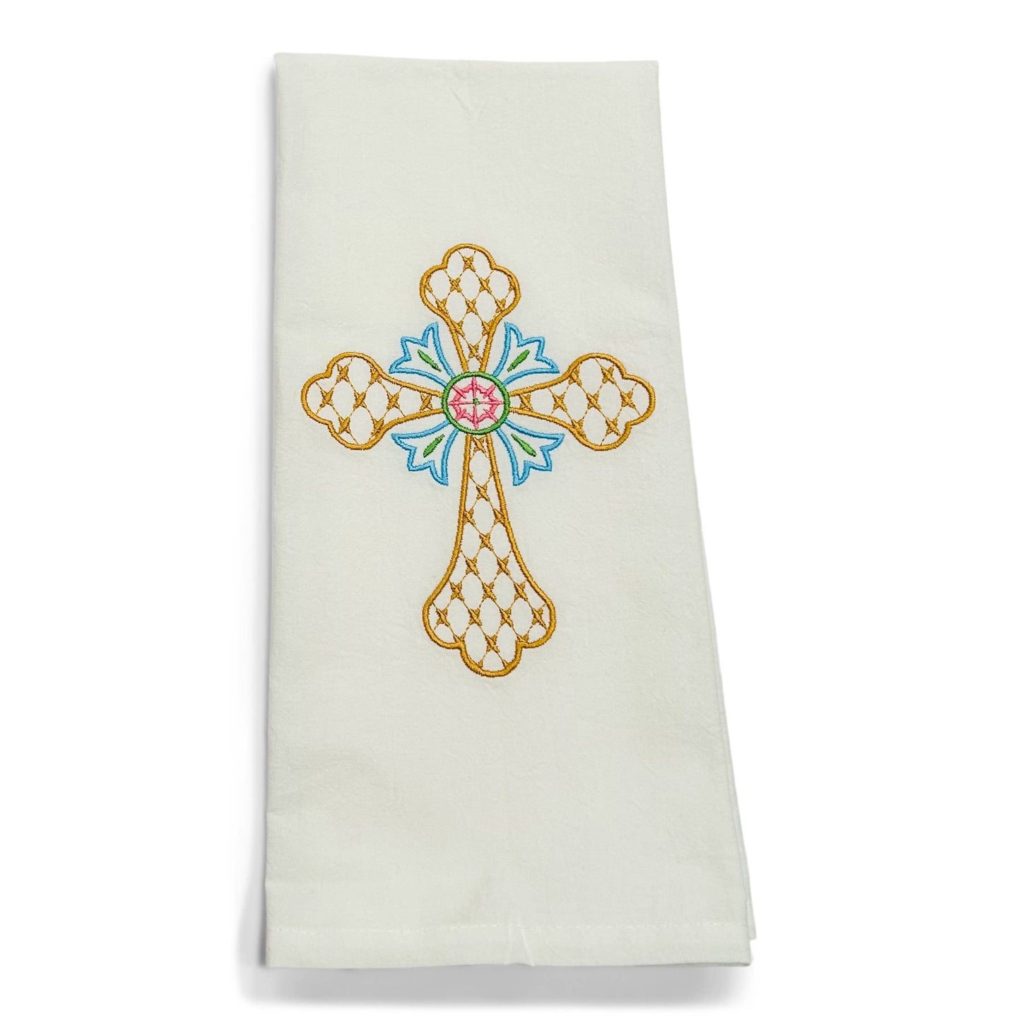 Fishtail Cross Cotton Towel