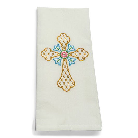 Fishtail Cross Cotton Towel