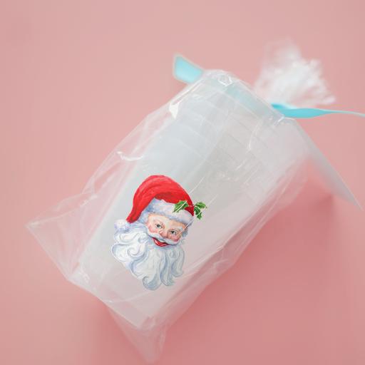 Santa Frosted Cups | Set of 8