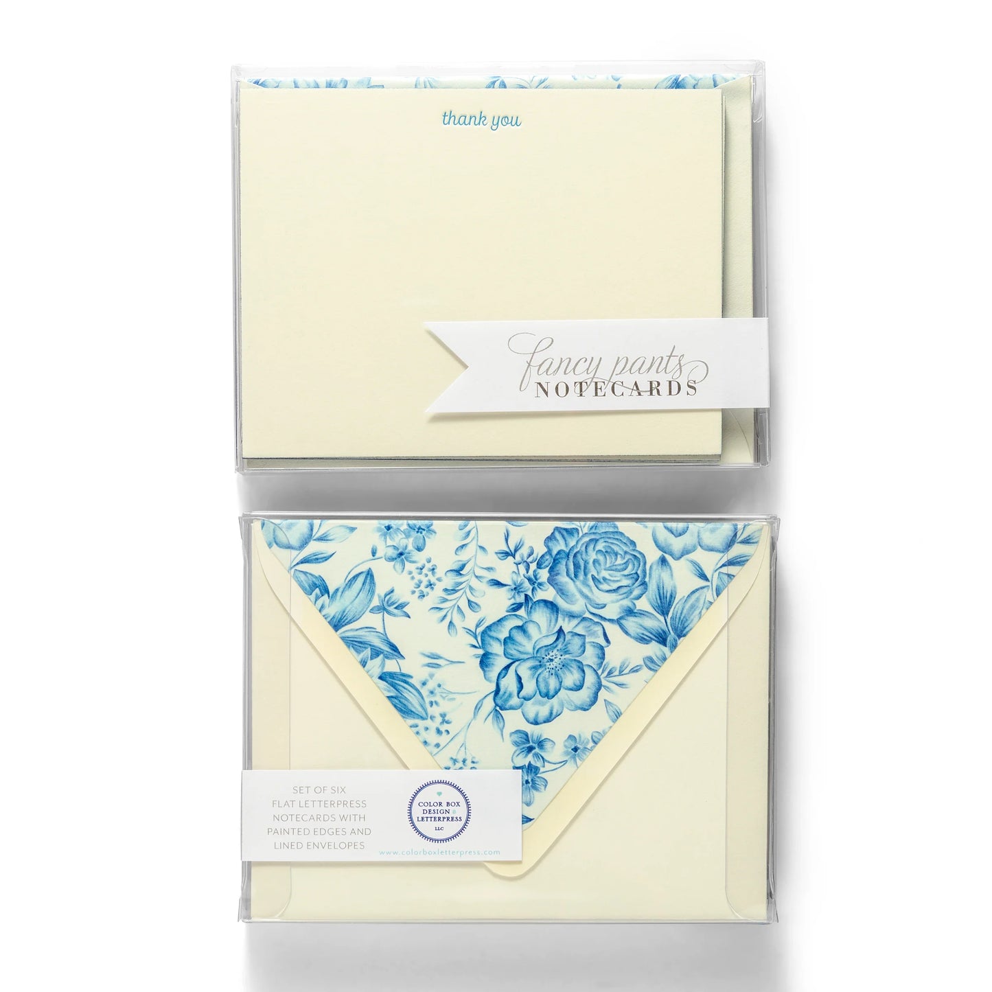 Fancy Pants Notecards | Blue Thank You