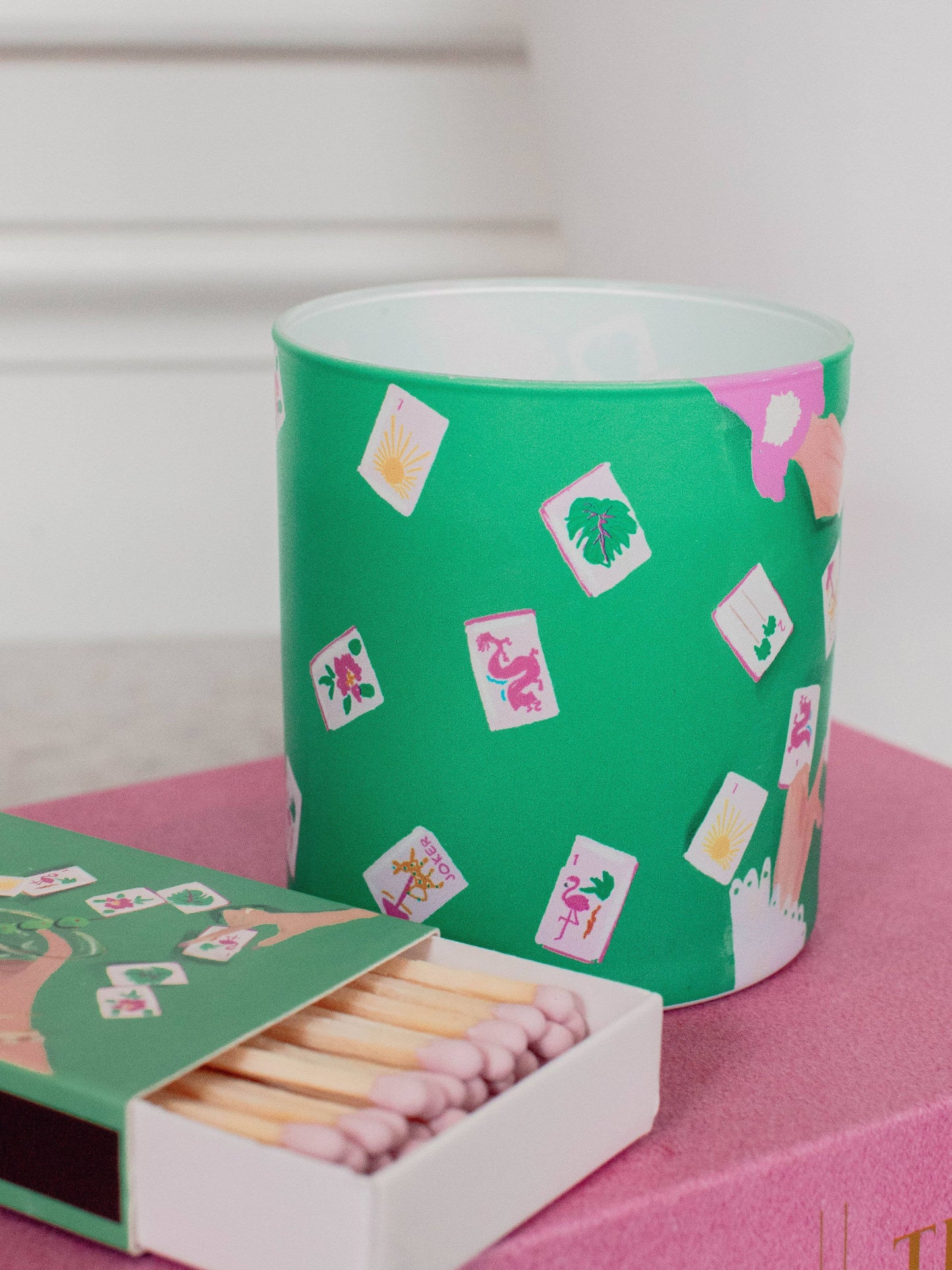 Club Mahjong Candle & Matchbook Bundle
